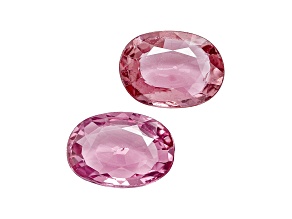 Pink Sapphire 7x5mm Oval Set of 2 1.54ctw