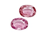 Pink Sapphire 7x5mm Oval Set of 2 1.54ctw