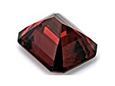 Red Zircon 11x9mm Emerald Cut 6.50ct