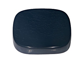 Black Agate 16.04x14.13mm Cushion Tablet 8.02ct