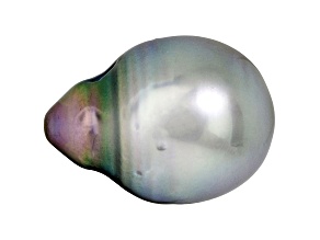 Cultured Tahitian Pearl 13.8x10mm Drop Shape 8.86ct