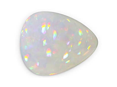 Ethiopian Opal 22.02x18.05mm Pear Shape Cabochon 17.77ct