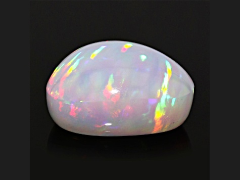 Ethiopian Opal 22.02x18.05mm Pear Shape Cabochon 17.77ct