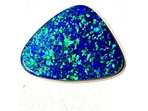 Opal on Ironstone 22x20mm Free-Form Doublet 16.70ct