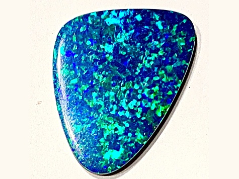 Opal on Ironstone 22x20mm Free-Form Doublet 16.70ct