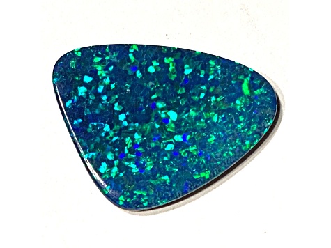 Opal on Ironstone 22x20mm Free-Form Doublet 16.70ct