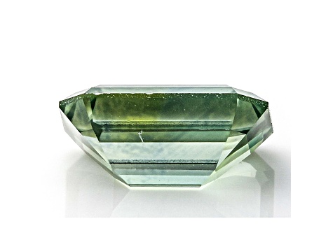 Montana Bluish Green Sapphire Loose Gemstone 6x4mm Emerald Cut 0.65ct