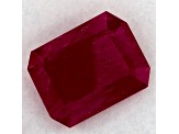 Ruby 8.91x6.88mm Emerald Cut 1.50ct