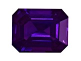 Purple Sapphire Loose Gemstone 17.5x13.4mm Emerald Cut 20.14ct
