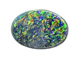 Australian Black Opal 8x6mm Oval Cabochon 0.86ct