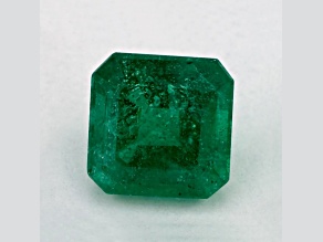 Zambian Emerald 6.49mm Asscher Cut 1.41ct