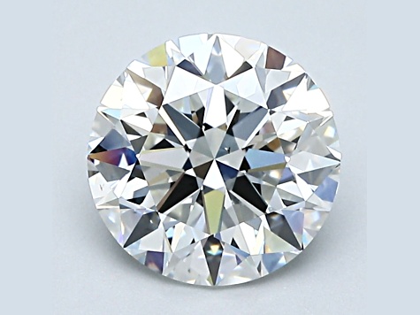 2.02ct White Round Mined Diamond H Color, VS1, GIA Certified