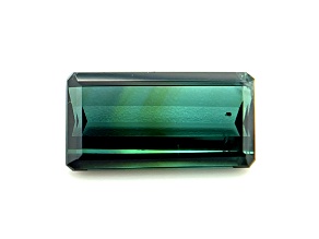 Blue-Green Tourmaline 16.9x8.7mm Emerald Cut 7.16ct