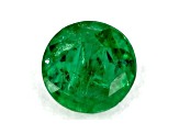 Zambian Emerald 5.4mm Round 0.59ct