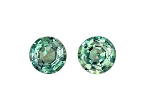 Alexandrite 4.5mm Round Matched Pair 0.87ctw