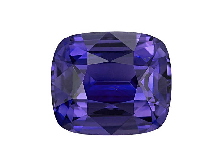 Purple Sapphire Loose Gemstone 8.9x7.7mm Cushion 3.13ct