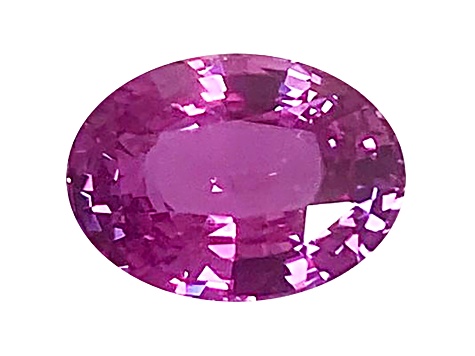 Pink Sapphire Loose Gemstone Unheated 8.7x6.5mm Oval 2.07ct