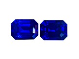 Sapphire 13.50x10.00mm Emerald Cut Matched Pair 20.44ctw