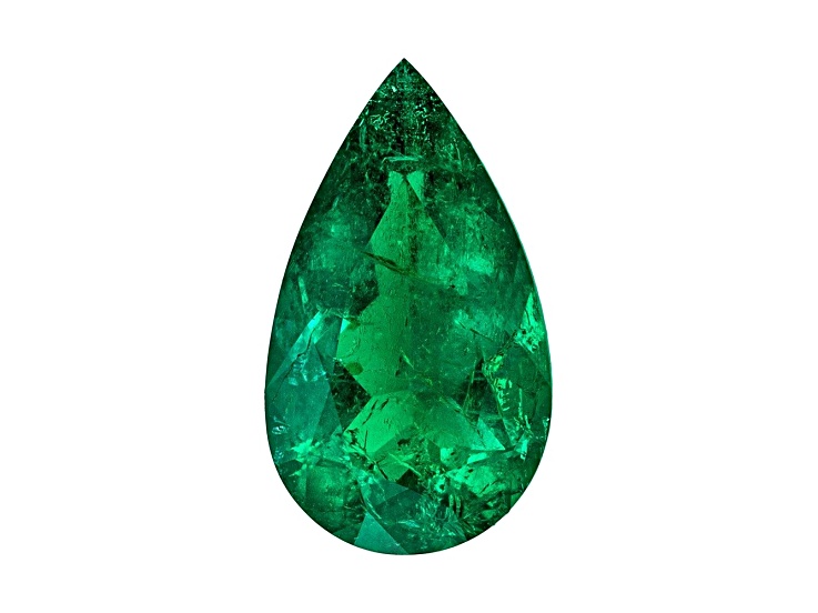 Colombian Colombian Emerald 10.45x6.06mm Pear Shape 1.2ct