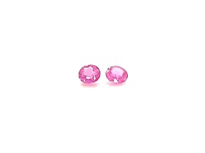 Pink Sapphire Unheated  4.6mm Round Matched Pair 0.96ctw