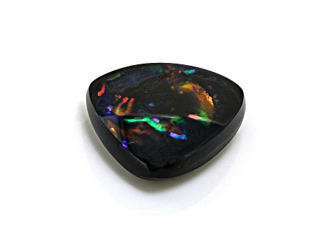 Australian Black Opal 6x5.5mm Trillion Cabochon 0.41ct