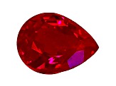 Ruby 12.72x9.9mm Pear Shape 5.92ct