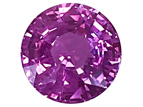 Purple Sapphire Unheated 8.2mm Round 2.54ct