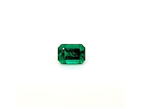 Afghan Emerald 6x4.90mm Emerald Cut 0.90ct