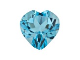 Swiss Blue Topaz 10mm Heart Shape 4.90ct