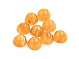 Fire Opal Cat's Eye 5mm Round Set of 9 4.00ctw