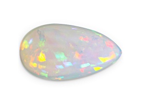 Ethiopian Opal 22.89x12.64mm Pear Shape Cabochon 11.56ct