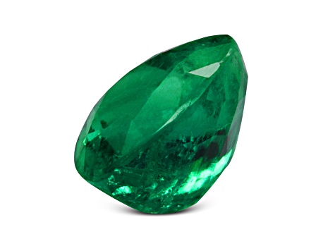 Emerald 7.3x6.9mm Heart Shape 1.41ct