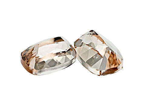 Peach Morganite 7x5mm Oval Matched Pair 2.13ctw