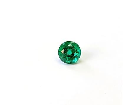 Zambian Emerald 7.5mm Round 1.74ct