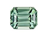 Green Sapphire Unheated 6.4x4.5mm Emerald Cut 1.11ct