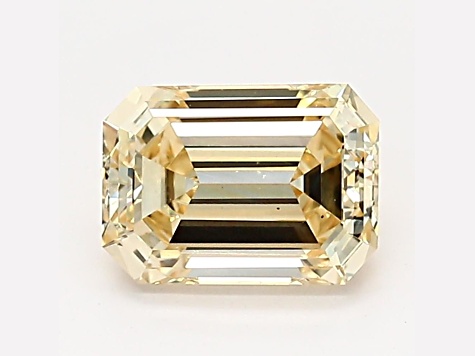1.10ct Yellow Emerald Cut Lab-Grown Diamond VS1 Clarity IGI Certified