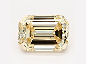 1.10ct Yellow Emerald Cut Lab-Grown Diamond VS1 Clarity IGI Certified