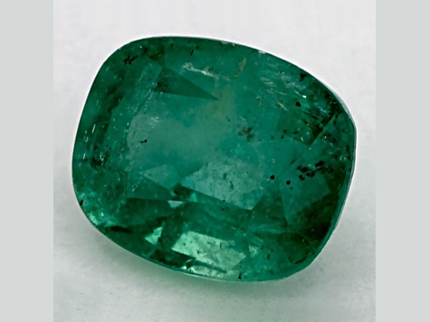 Zambian Emerald 6.9x5.6mm Cushion 1.15ct