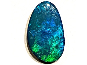 Opal on Ironstone 17x10.3mm Free-Form Doublet 4.06ct