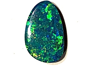 Opal on Ironstone 14x9mm Free-Form Doublet 2.74ct