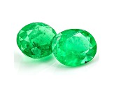Colombian Emerald 7.5x6.0mm Oval Matched Pair 1.92ctw