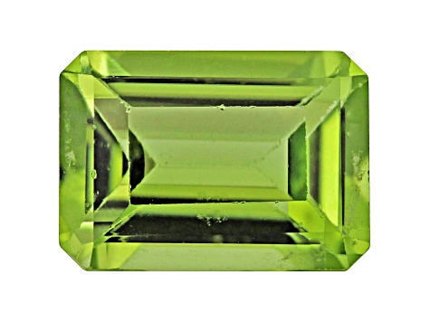 Peridot Calibrated Emerald Cut Set of 5 6.00ctw
