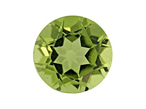 Peridot Calibrated Round Set of 5 5.00ctw