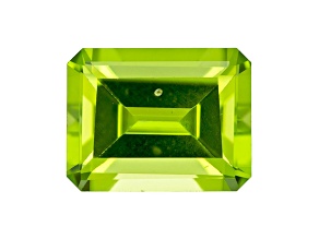 Peridot 8.9x6.9mm Emerald Cut 2.62ct