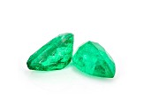 Colombian Emerald 7.7x5.2mm Pear Shape Matched Pair 1.70ctw