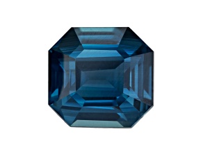 Blue-Green Sapphire 6.5x6.2mm Emerald Cut 1.57ct