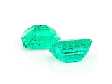 Colombian Emerald 6x4mm Emerald Cut Matched Pair 1.06ctw