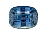 Blue-Green Sapphire Loose Gemstone Unheated 8.04x6.32mm Cushion 2.24ct