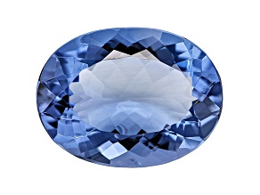 Blue Fluorite 20x15mm Oval 17.30ct