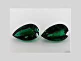 Emerald 17.3x10.7mm Pear Shape 18.29ct